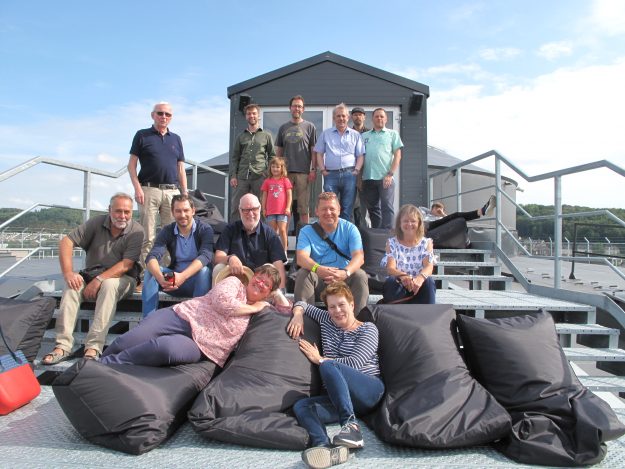 SPD-Fraktion auf dem Gaskessel