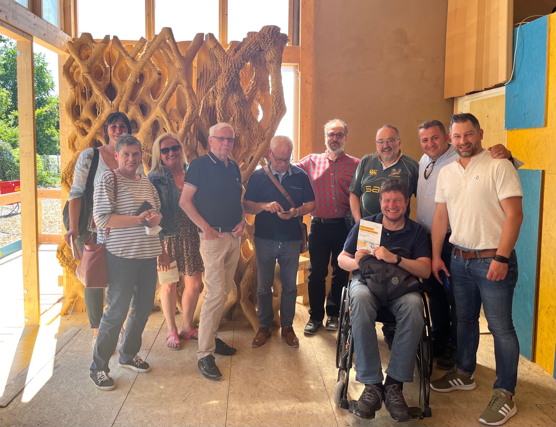 Besuch der SPD-Ratsfraktion auf dem SOLAR CAMPUS Wuppertal