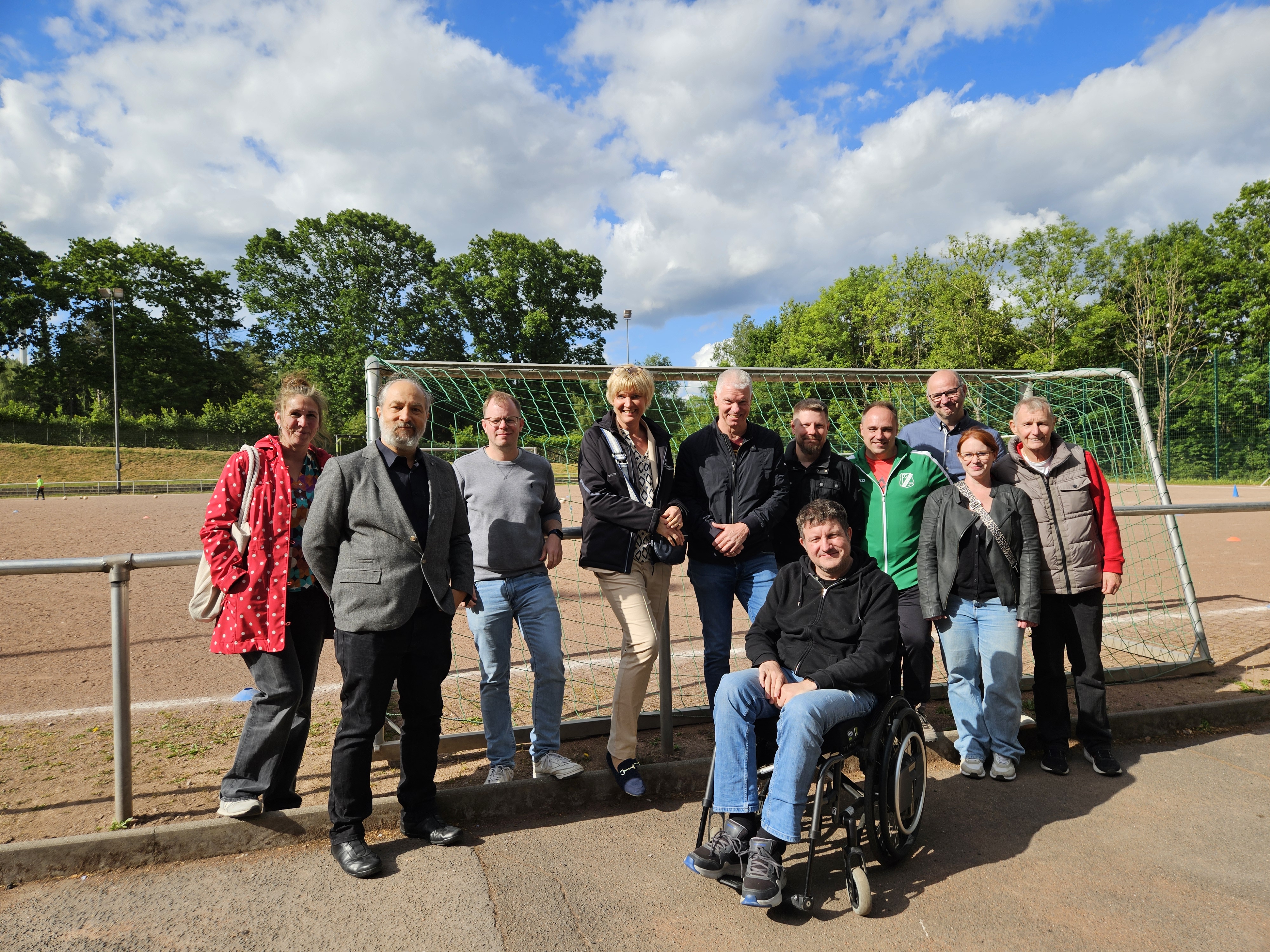 Vor-Ort-Termin Sportplatz Eschenbeek